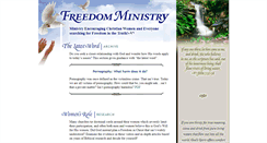 Desktop Screenshot of freedom-ministry.com