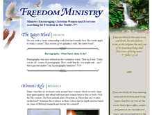 Tablet Screenshot of freedom-ministry.com